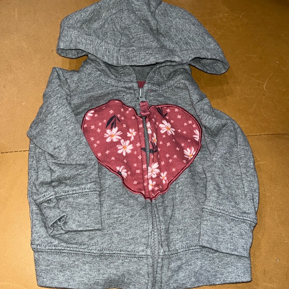 Carters Baby Girl 3 Month Hoodie